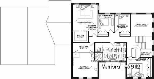 Étage - Superbe Farmhouse proposant 4+ chambres, 2 îlots à la cuisine, 2 bureaux, 2 salons, gym et bien plus! - Ventura