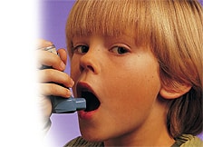 Garçon asthme