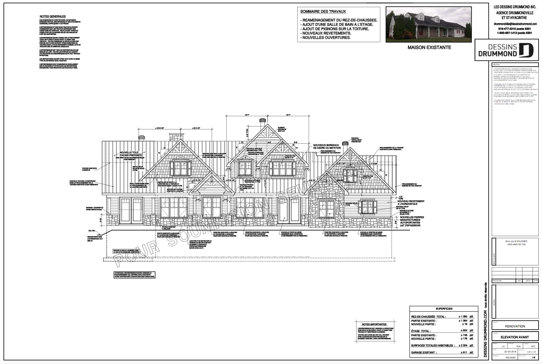 Exemple de plan final