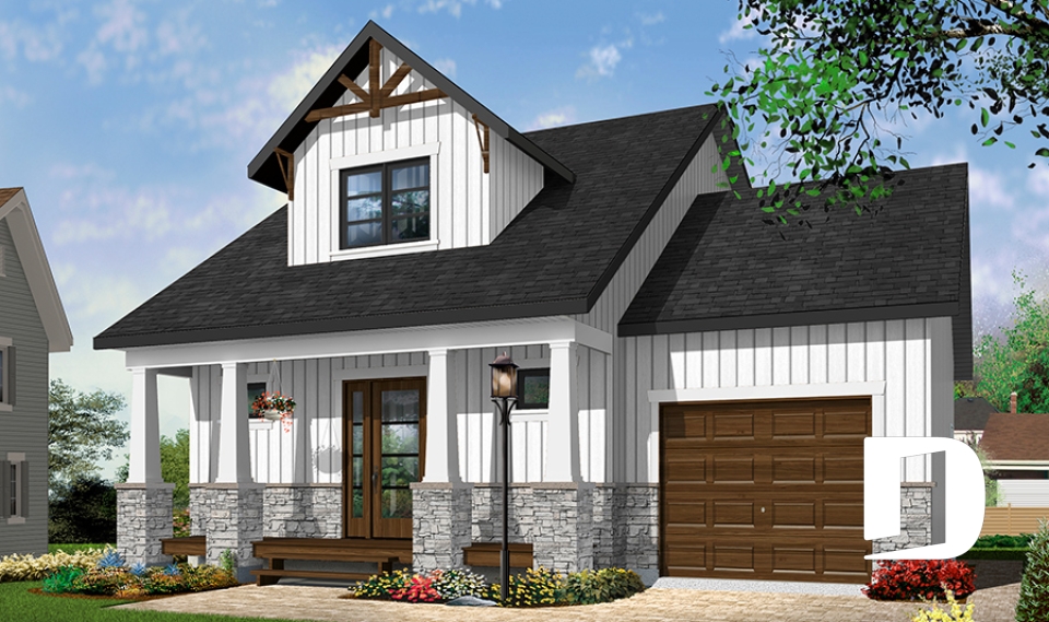 Vue avant - MODÈLE DE BASE -  - Delphine