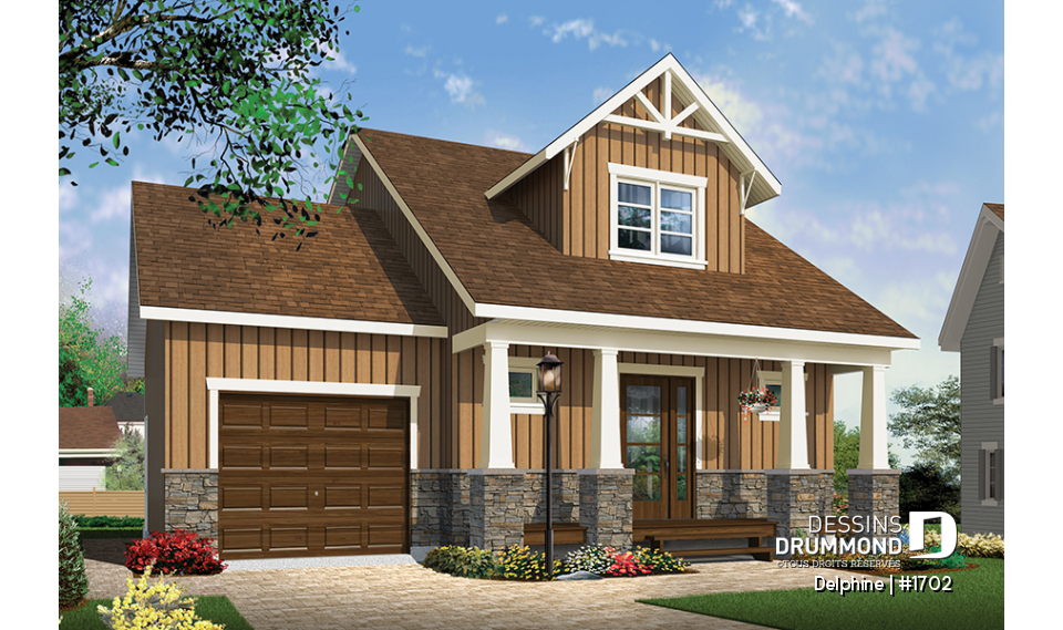 Vue avant - MODÈLE DE BASE - Delphine