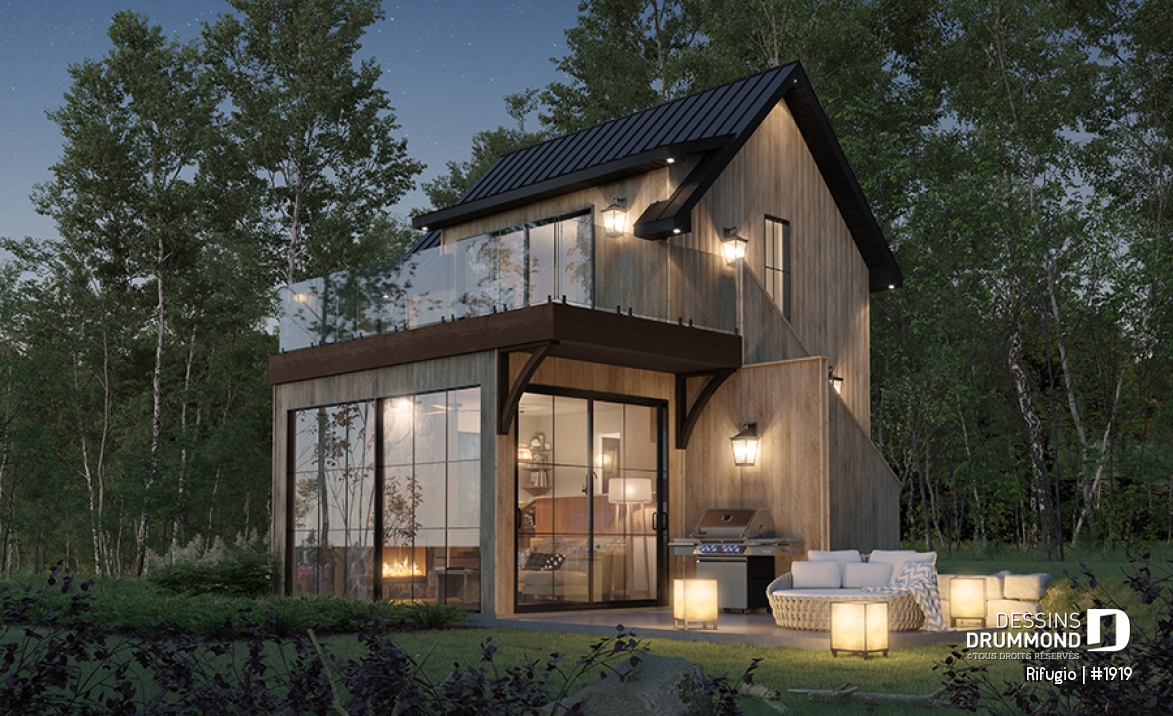 Vue arrière - MODÈLE DE BASE - Rifugio