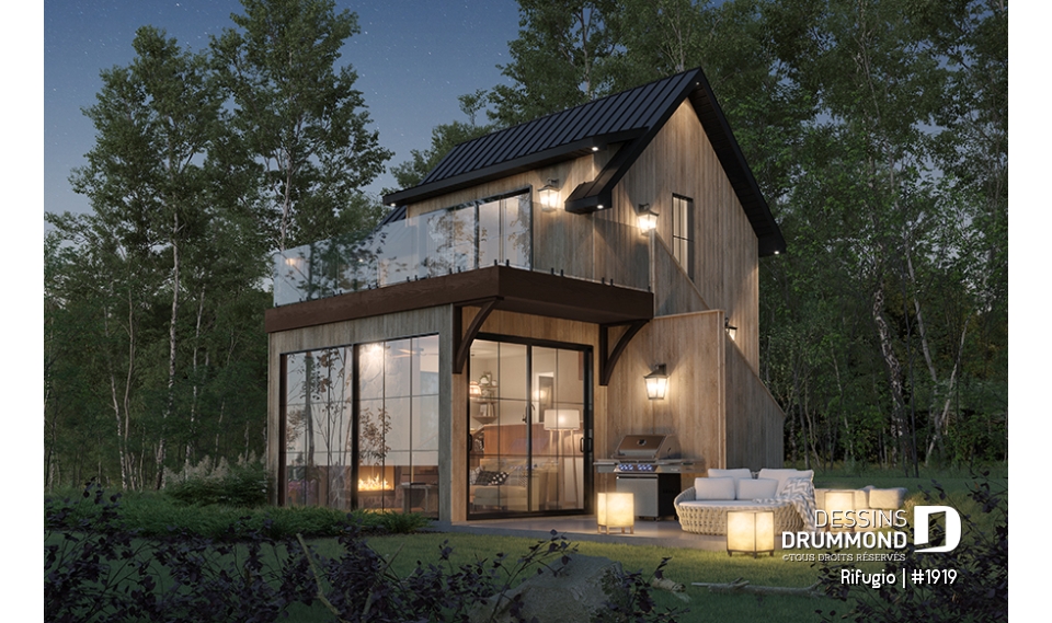 Vue arrière - MODÈLE DE BASE - Rifugio