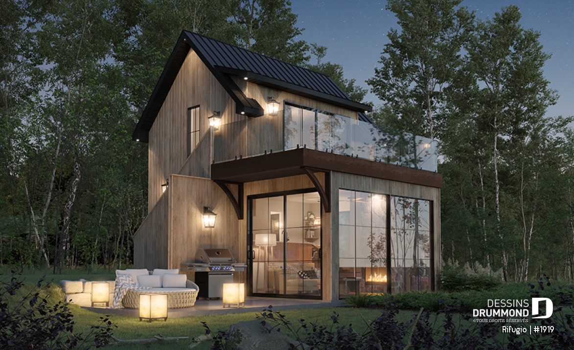 Vue arrière - MODÈLE DE BASE - Rifugio