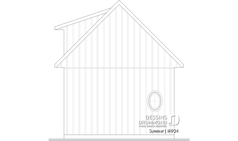 Élévation arrière - Summer