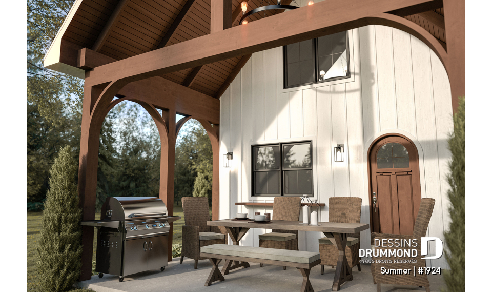 Élévation avant - Summer