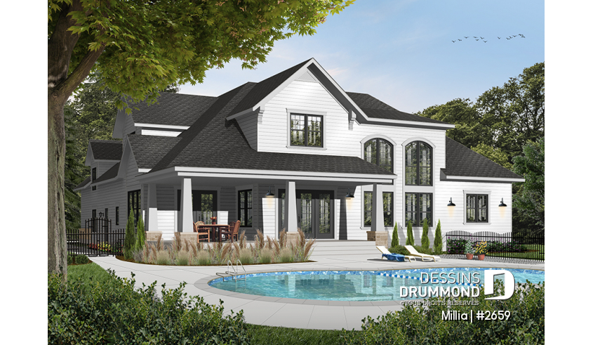 Vue arrière - MODÈLE DE BASE - Millia