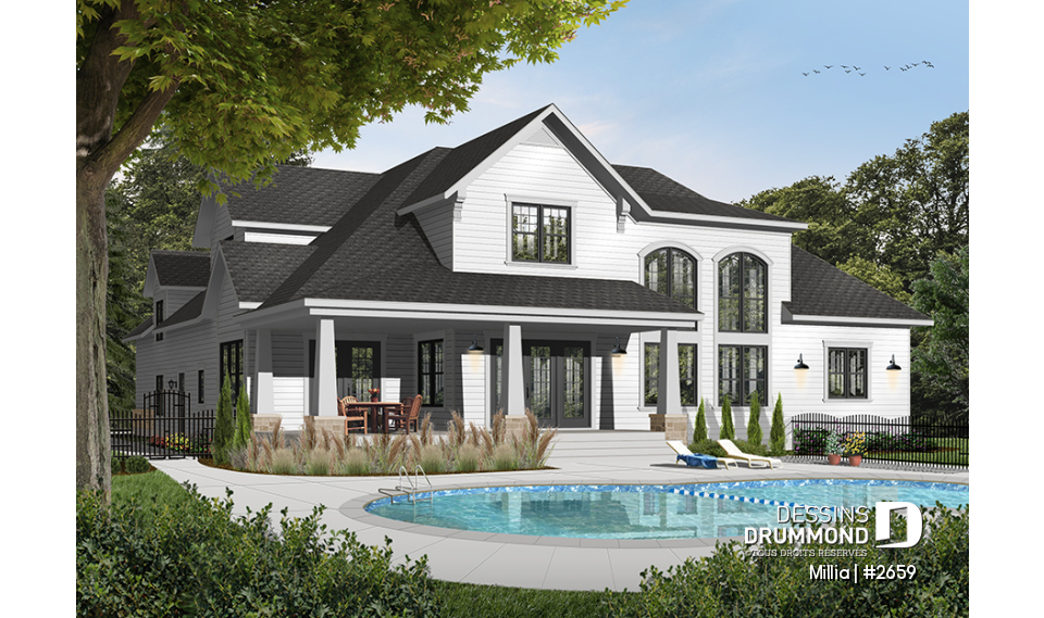 Vue arrière - MODÈLE DE BASE - Millia