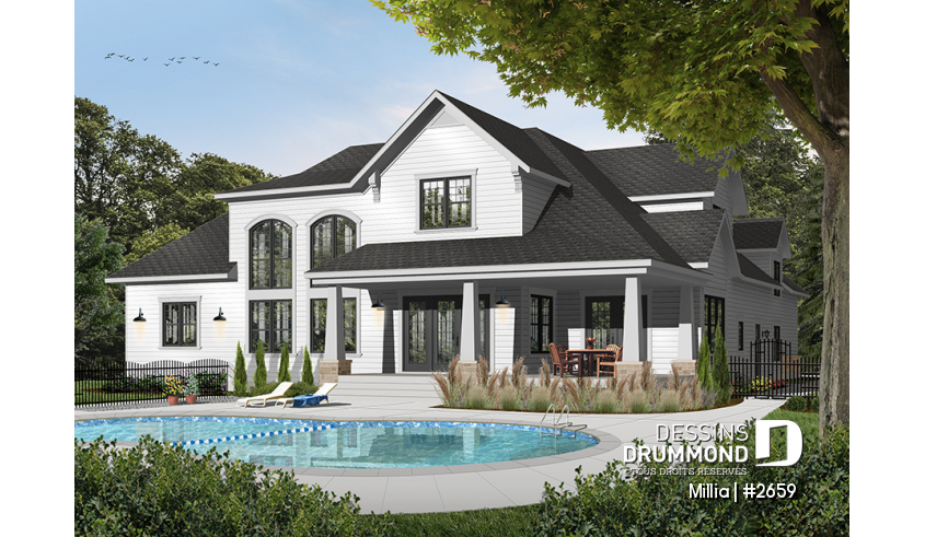 Vue arrière - MODÈLE DE BASE - Millia