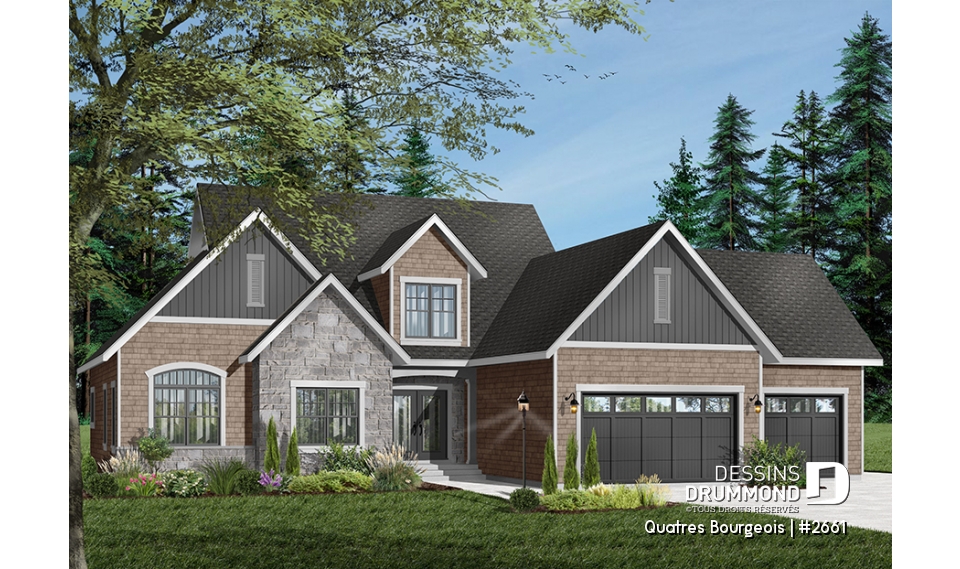 Version couleur no. 5 - Vue avant - Quatres Bourgeois