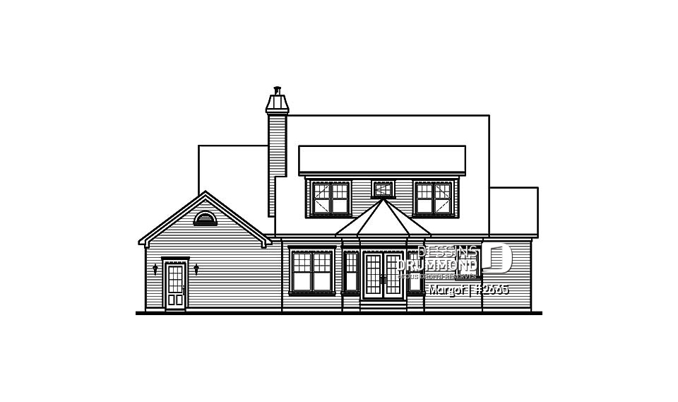 Élévation arrière - Margot