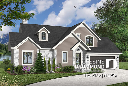 Vue avant - MODÈLE DE BASE -  - Lavallée