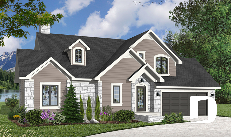 Vue avant - MODÈLE DE BASE -  - Lavallée