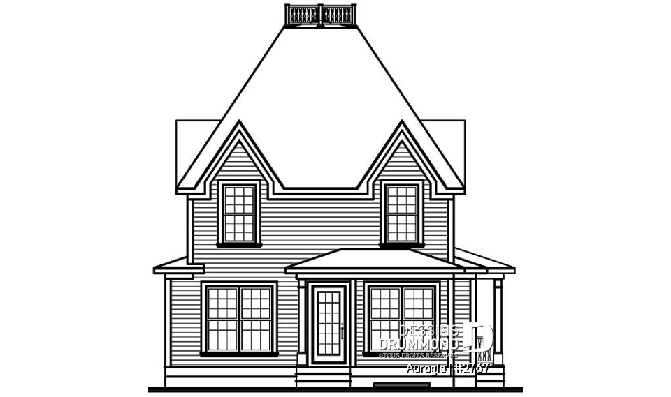 Élévation arrière - Aurogle