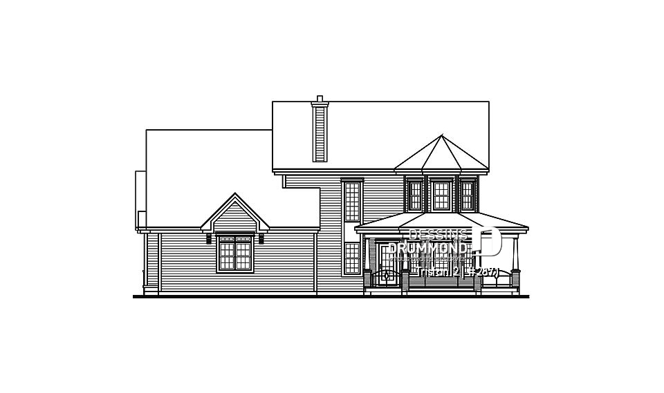 Élévation arrière - Tristan 2