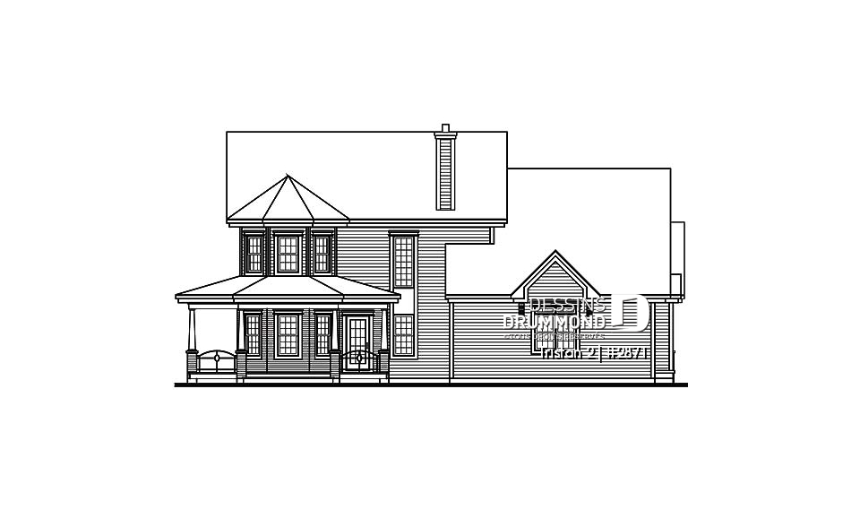 Élévation arrière - Tristan 2