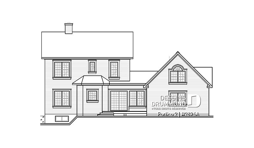 Élévation arrière - Portico 2