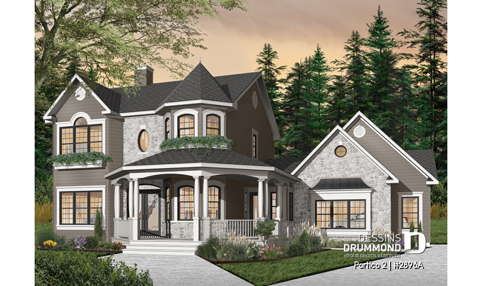 Version couleur no. 2 - Vue avant - Portico 2