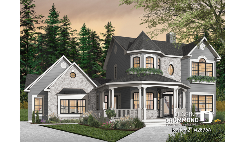 Version couleur no. 3 - Vue avant - Portico 2