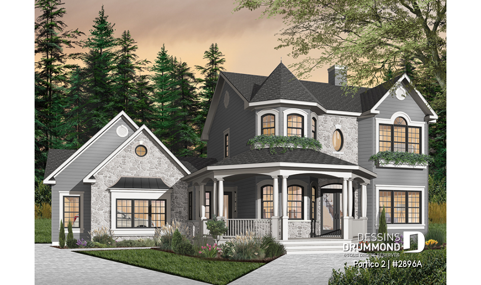 Version couleur no. 3 - Vue avant - Portico 2