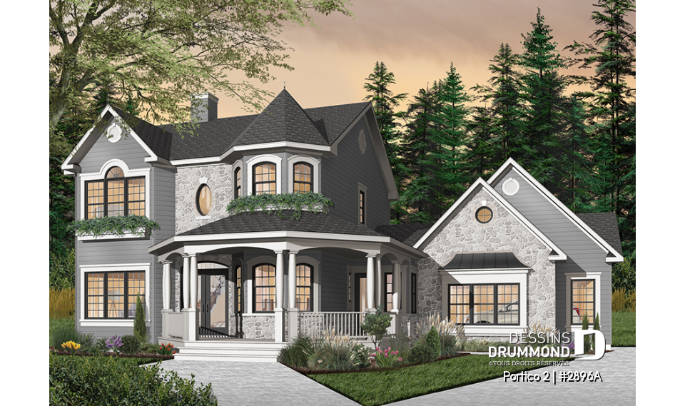 Version couleur no. 3 - Vue avant - Portico 2