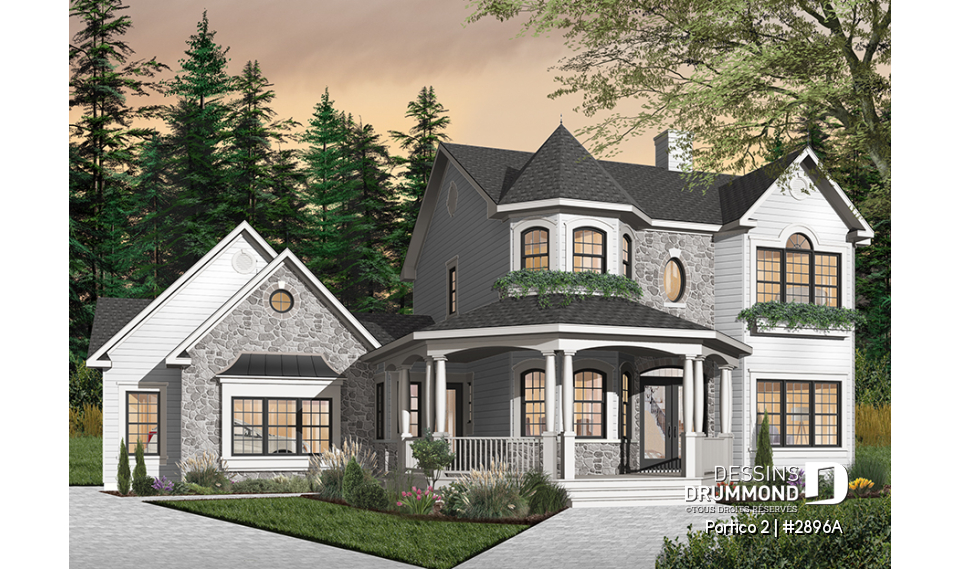 Vue avant - MODÈLE DE BASE - Portico 2