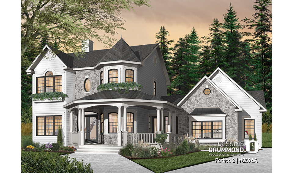 Vue avant - MODÈLE DE BASE - Portico 2
