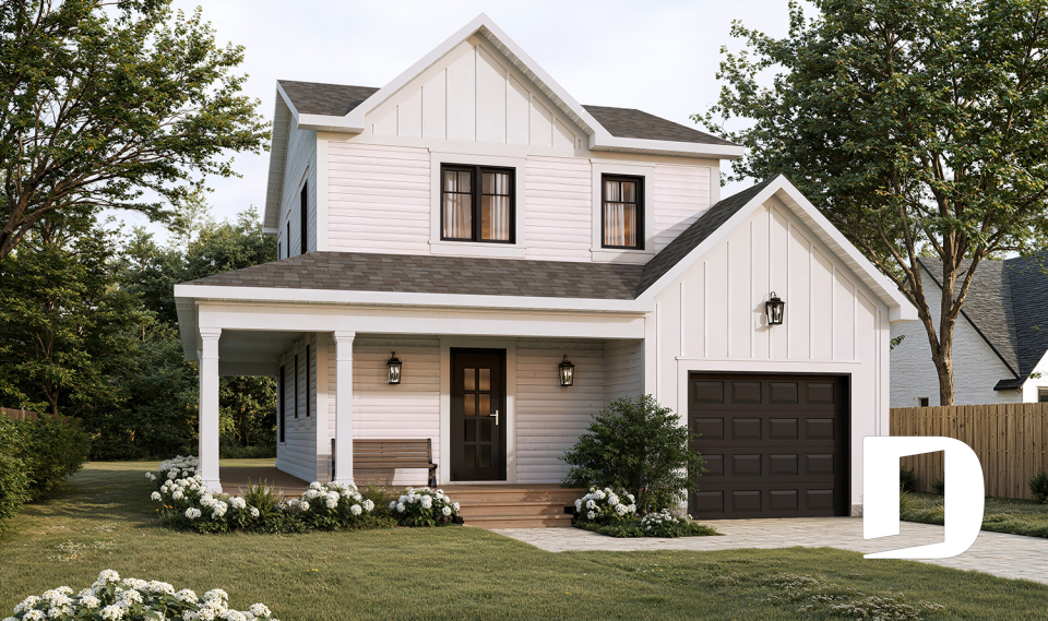 Vue avant - MODÈLE DE BASE -  - Larch Lake