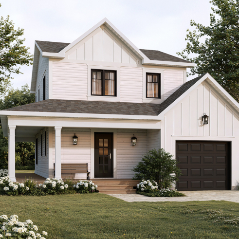 Vue arrière - MODÈLE DE BASE - Larch Lake