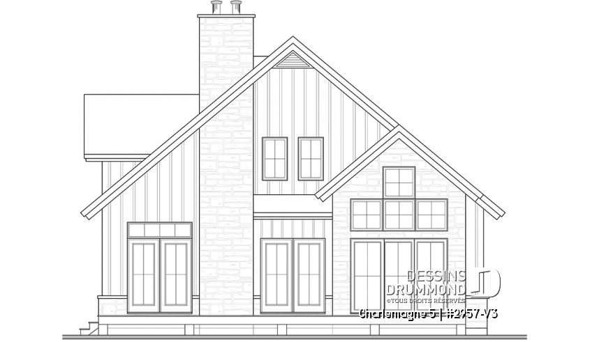 Élévation arrière - Charlemagne 5