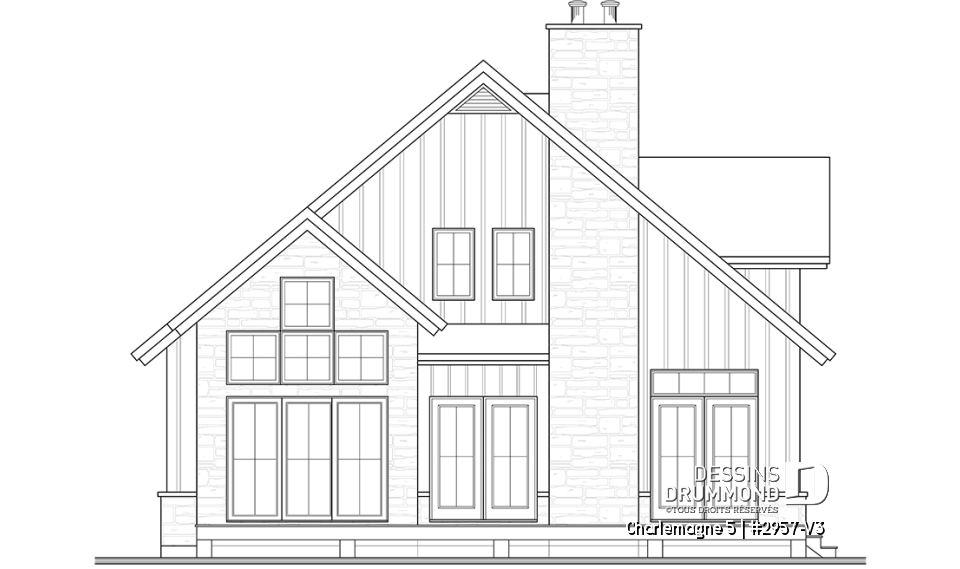 Élévation arrière - Charlemagne 5
