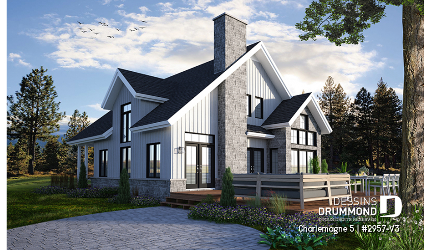 Vue arrière - MODÈLE DE BASE - Charlemagne 5