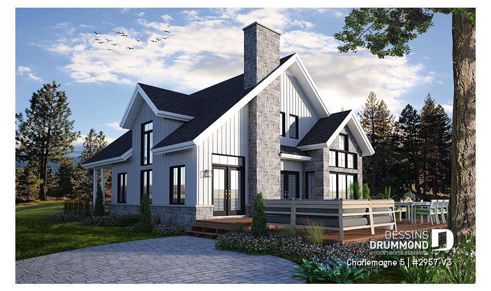 Vue arrière - MODÈLE DE BASE - Charlemagne 5