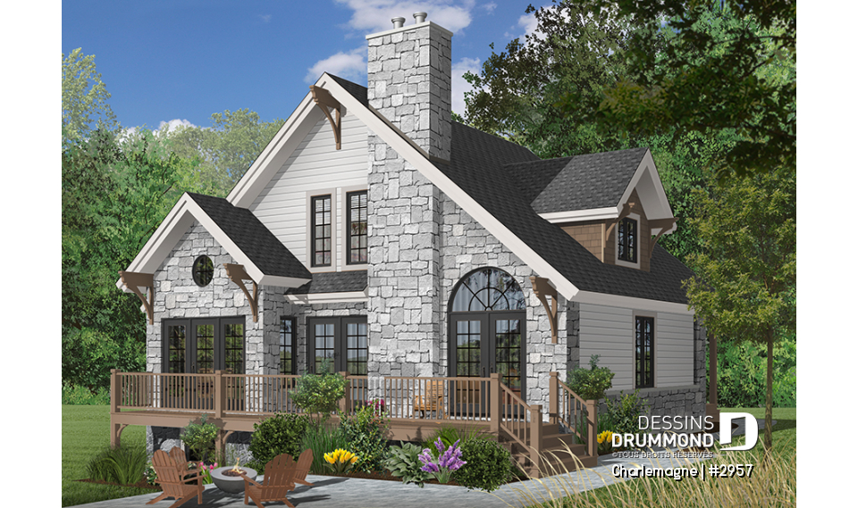 Version couleur no. 1 - Vue arrière - Charlemagne