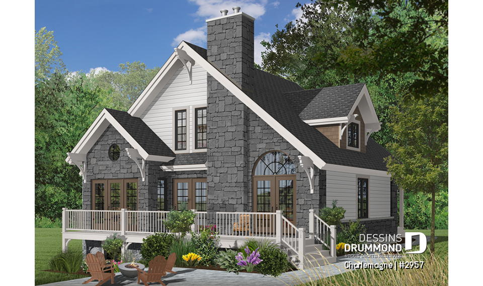 Version couleur no. 3 - Vue arrière - Charlemagne