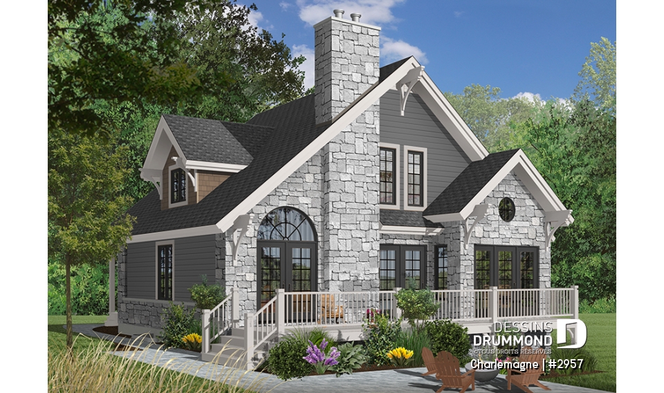 Version couleur no. 4 - Vue arrière - Charlemagne