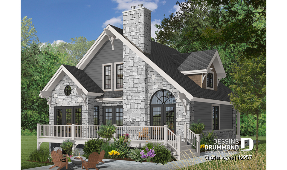 Version couleur no. 4 - Vue arrière - Charlemagne