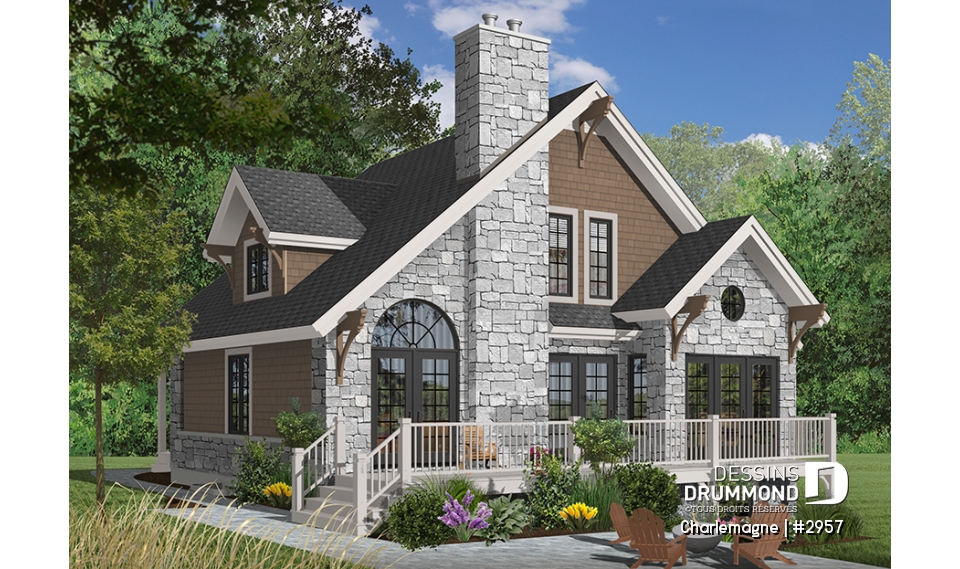 Version couleur no. 6 - Vue arrière - Charlemagne