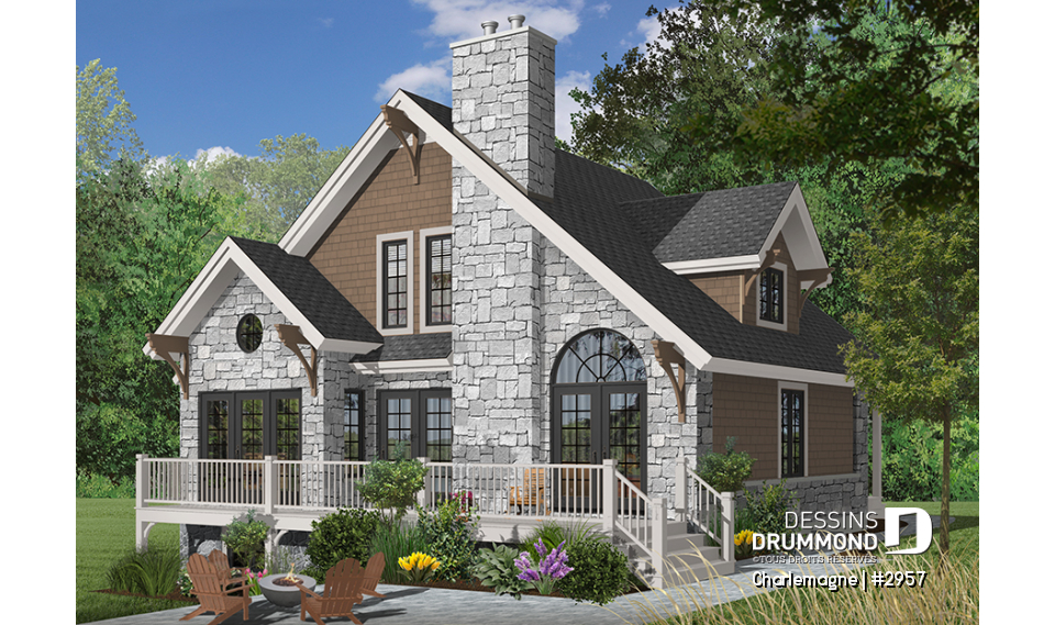 Version couleur no. 6 - Vue arrière - Charlemagne