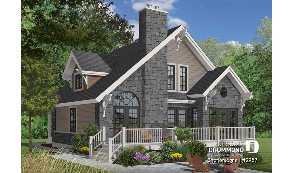 Version couleur no. 7 - Vue arrière - Charlemagne