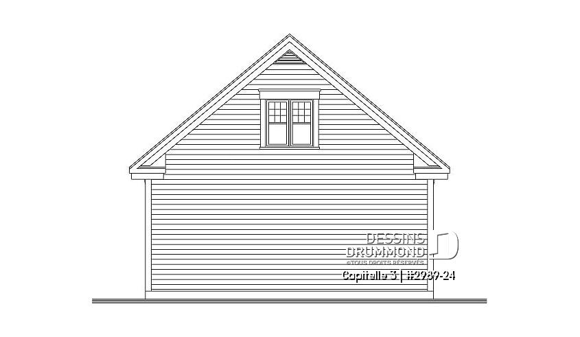 Élévation arrière - Capitelle 3