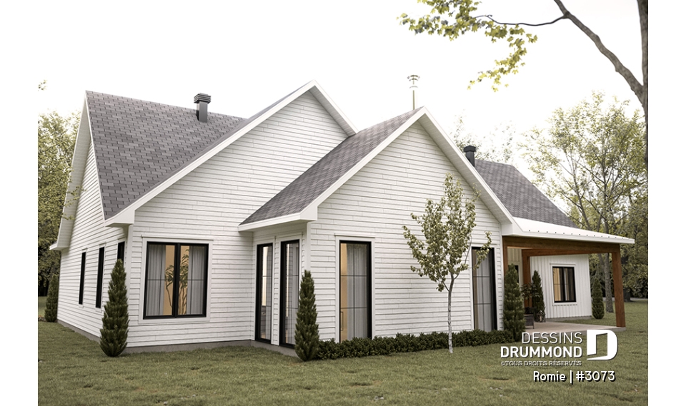 Vue arrière - MODÈLE DE BASE - Romie