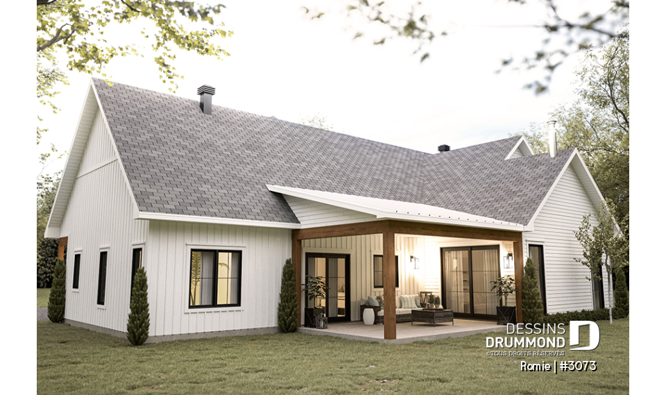 Vue arrière - MODÈLE DE BASE - Romie