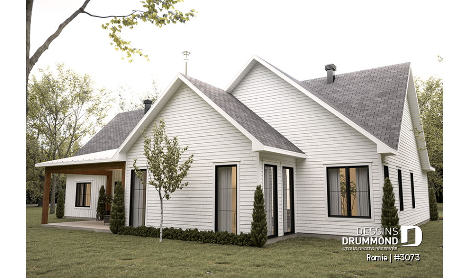 Vue arrière - MODÈLE DE BASE - Romie