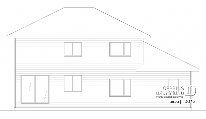 Vue arrière - MODÈLE DE BASE - Linea
