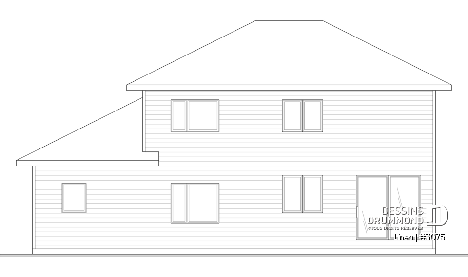 Vue arrière - MODÈLE DE BASE - Linea