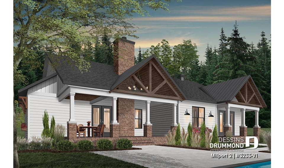 Vue arrière - MODÈLE DE BASE - Millport 2