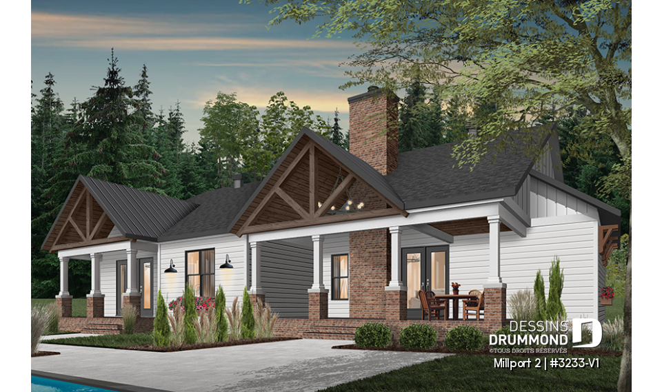 Vue arrière - MODÈLE DE BASE - Millport 2