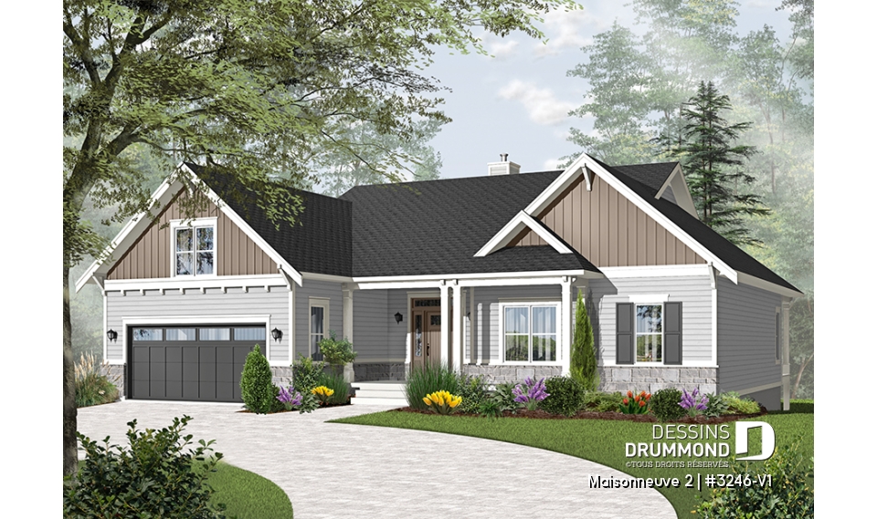 Version couleur no. 3 - Vue avant - Maisonneuve 2