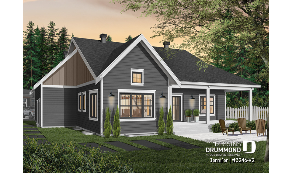 Version couleur no. 5 - Vue arrière - Jennifer